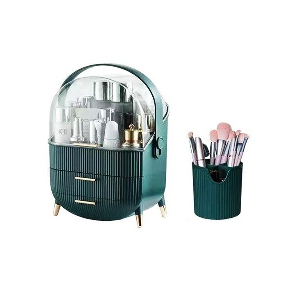 Make-Up Organiser Case Set + Brush Holder - TEM IMPORTS™