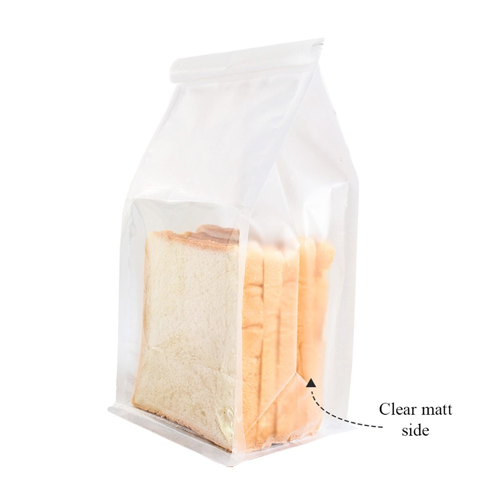 Medium Paper Bread Bag Window - White - TEM IMPORTS™