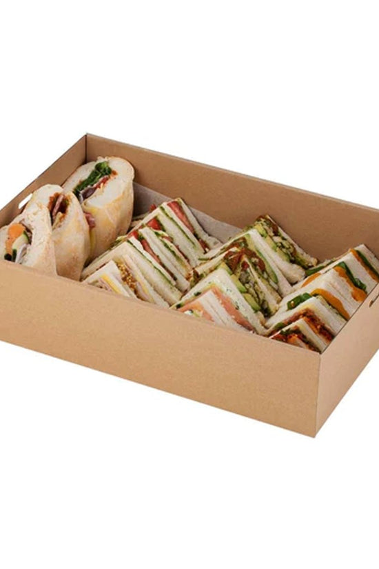 Medium Rectangular Kraft Grazing Box - Tray *H80 - TEM IMPORTS™