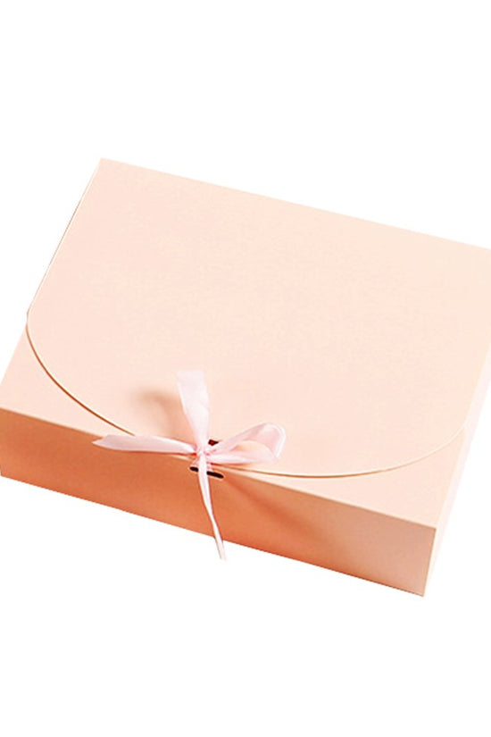 Medium Sleek Paper Box With Ribbon - TEM IMPORTS™