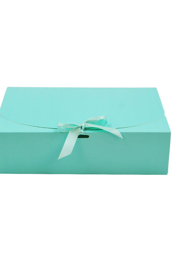 Medium Sleek Paper Box With Ribbon - TEM IMPORTS™