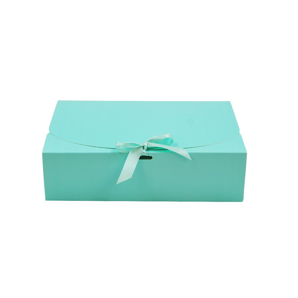 Medium Sleek Paper Box With Ribbon - TEM IMPORTS™