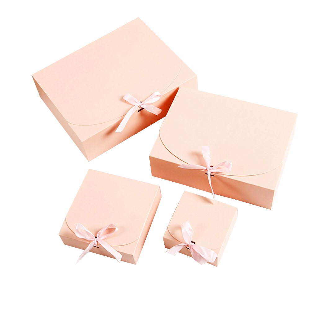 Medium Sleek Paper Box With Ribbon - TEM IMPORTS™