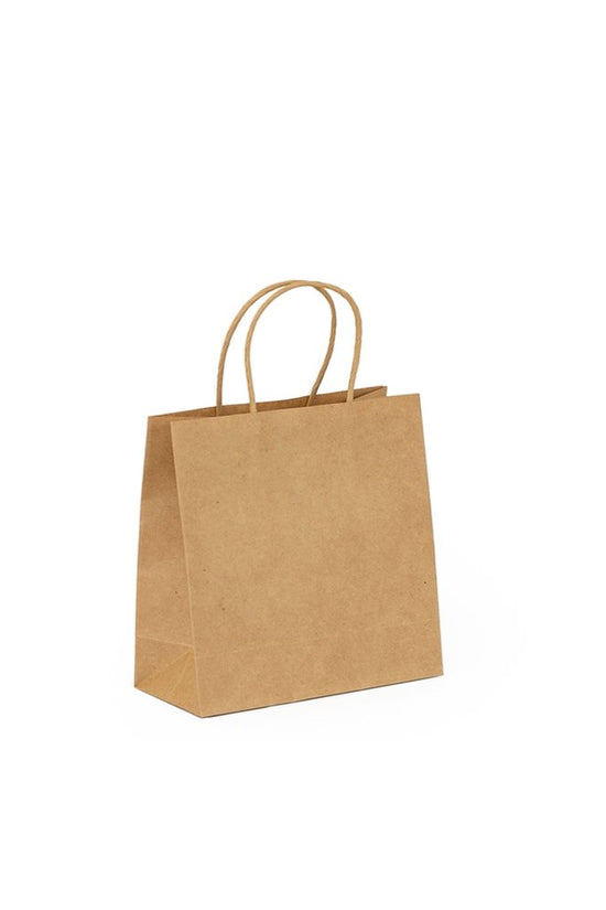 Retail Takeaway Kraft Twisted Handle Paper Bag - Mini