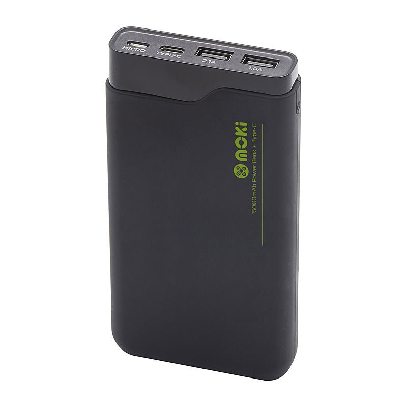 Moki PowerBank + 15000mAh - TEM IMPORTS™