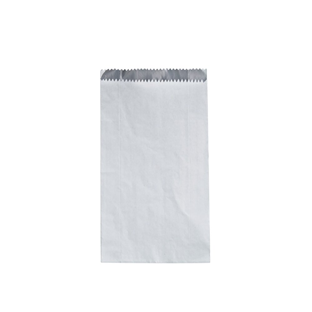 Plain White Ex-Large Foil Lined Chicken Paper Bag - 250/PK