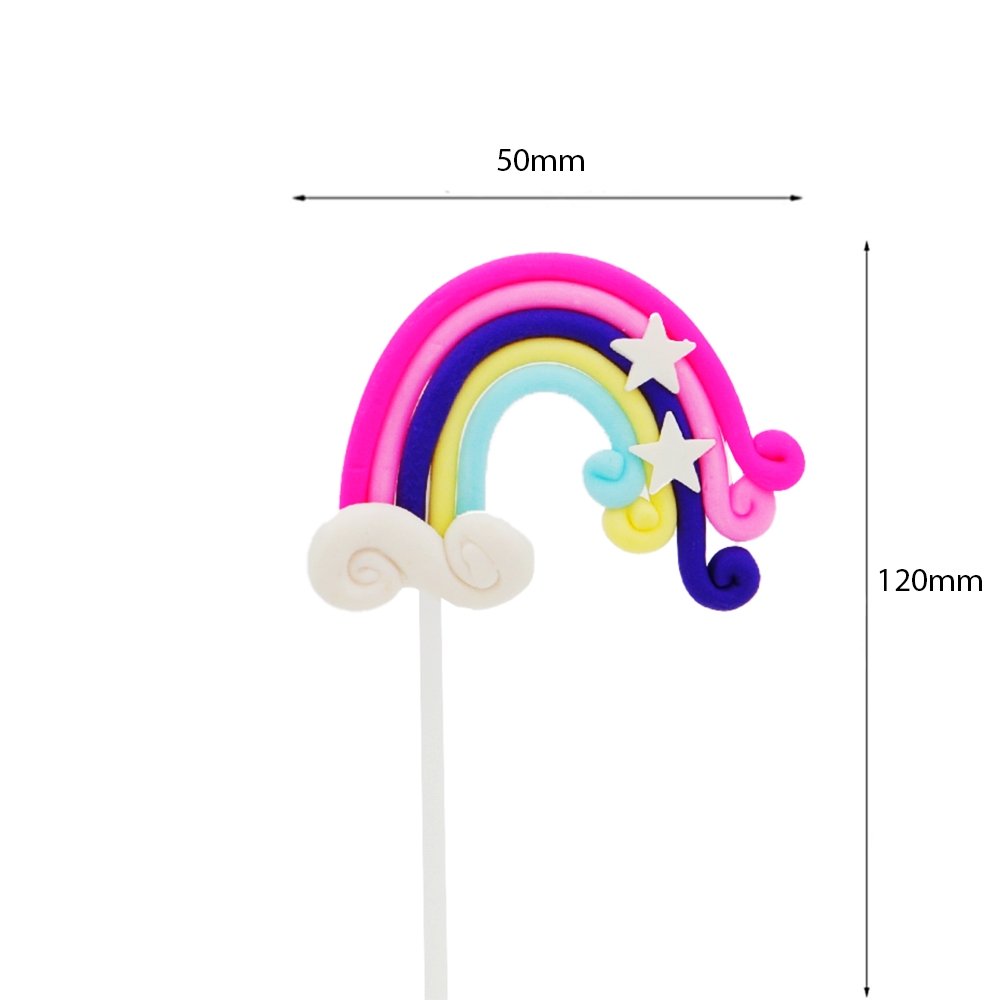 Rainbow & Star Cake Topper Shape #1 - TEM IMPORTS™