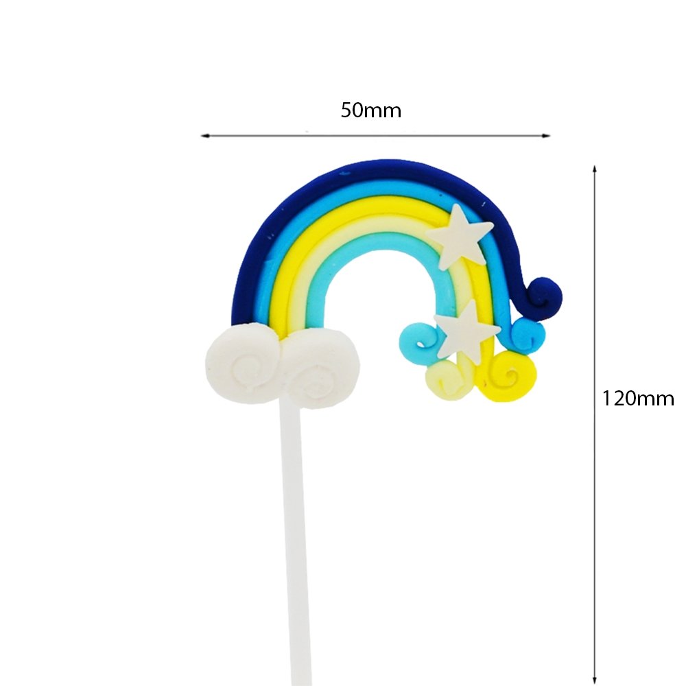 Rainbow & Star Cake Topper Shape #3 - TEM IMPORTS™