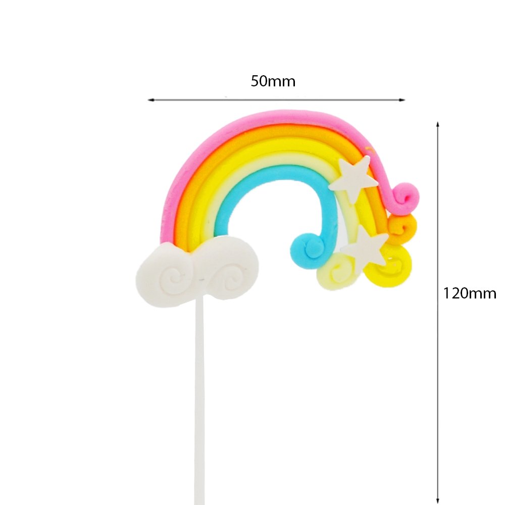 Rainbow & Star Cake Topper Shape #4 - TEM IMPORTS™