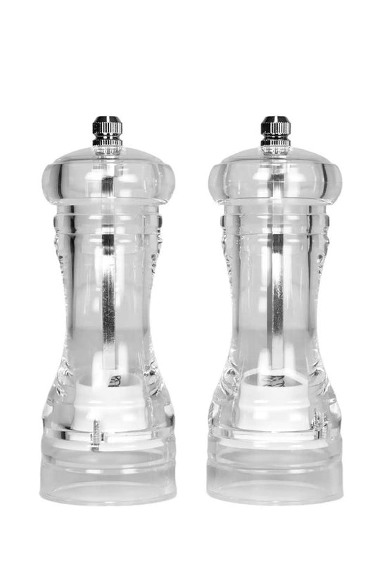 Salt & Pepper Acrylic Grinder Shaker (Pair) - TEM IMPORTS™