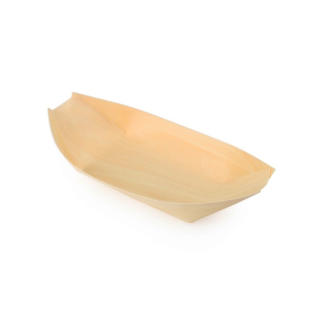 Serving Pine Boat Large 