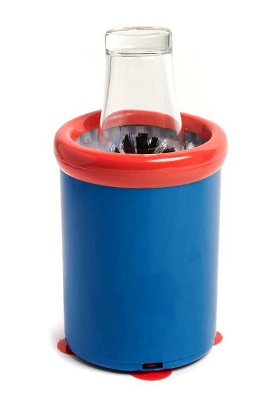 Blue Single Glass Washer Plastic with glass