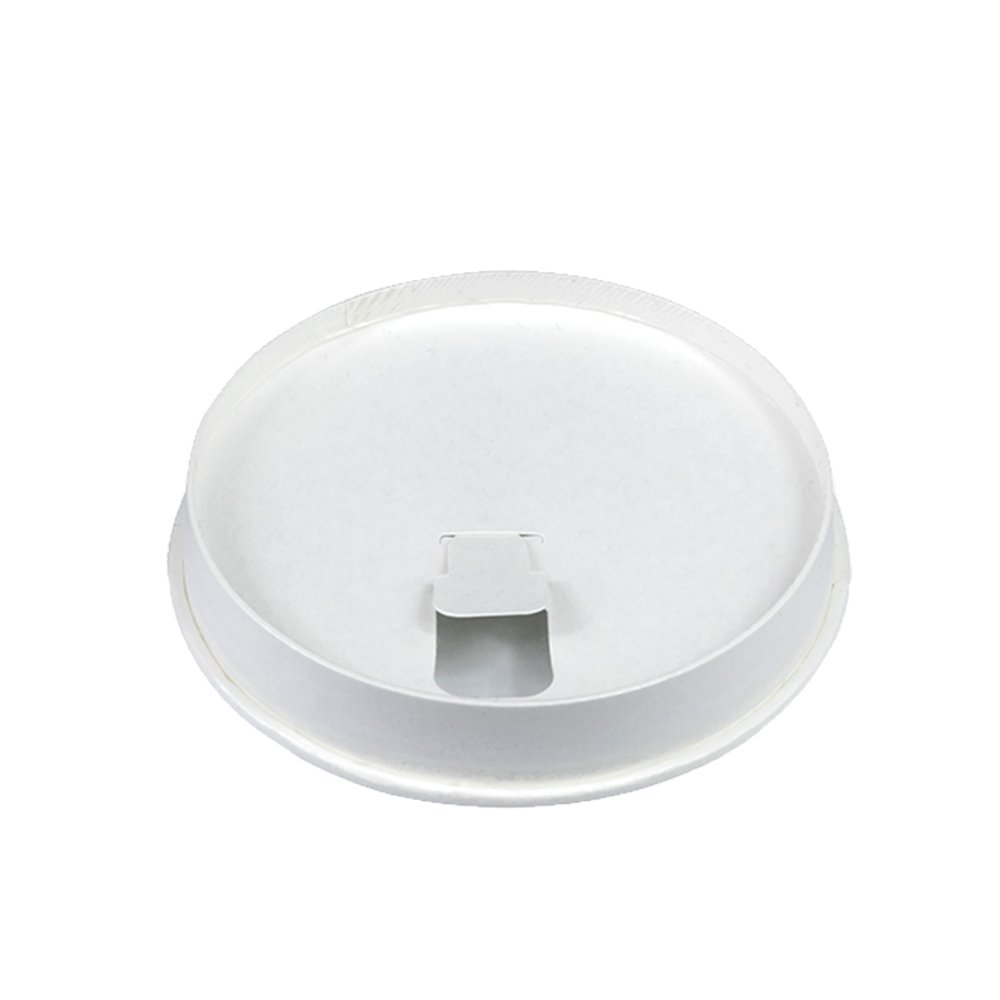 Small (80mm) Paper Flat BioCup Lid - 1000/CTN - TEM IMPORTS™