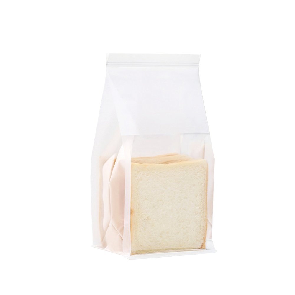 Small Paper Bread Bag Window - White - TEM IMPORTS™