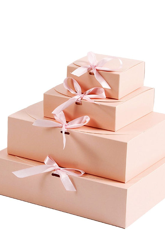 Small Sleek Paper Box With Ribbon - TEM IMPORTS™