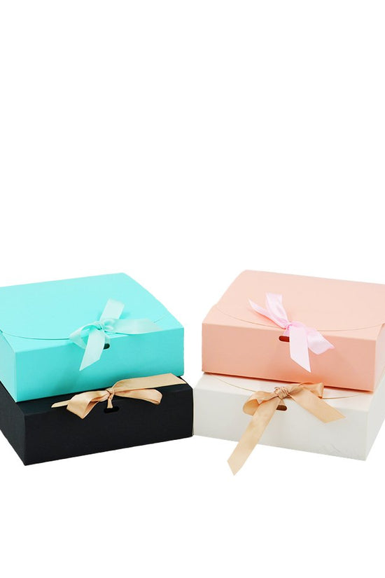 Small Sleek Paper Box With Ribbon - TEM IMPORTS™