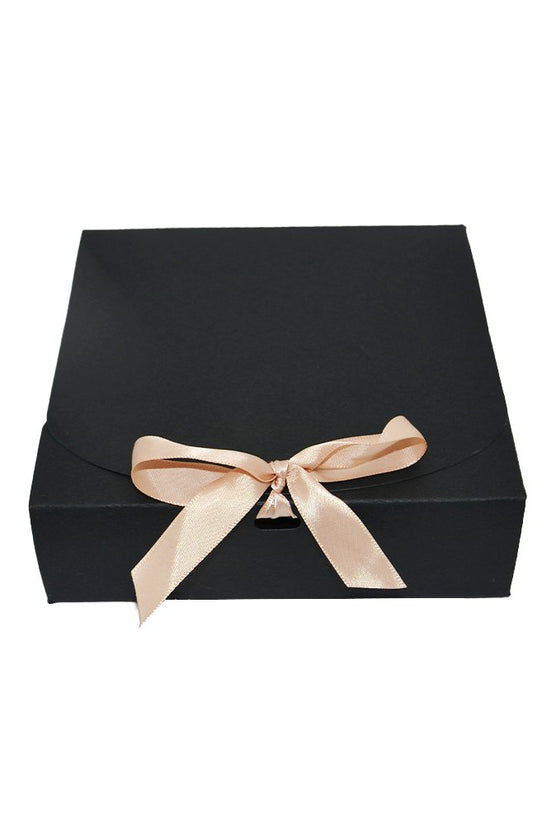 Small Sleek Paper Box With Ribbon - TEM IMPORTS™
