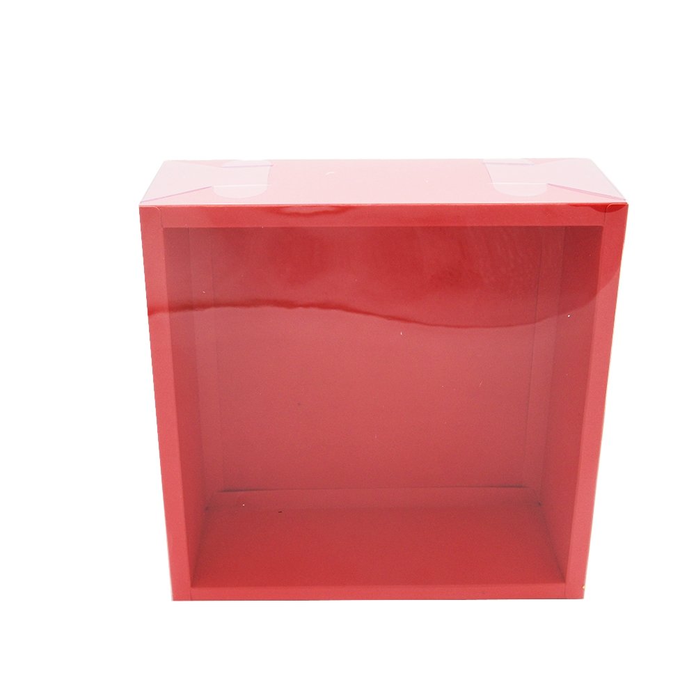 Small Square Paper Box - Red - TEM IMPORTS™