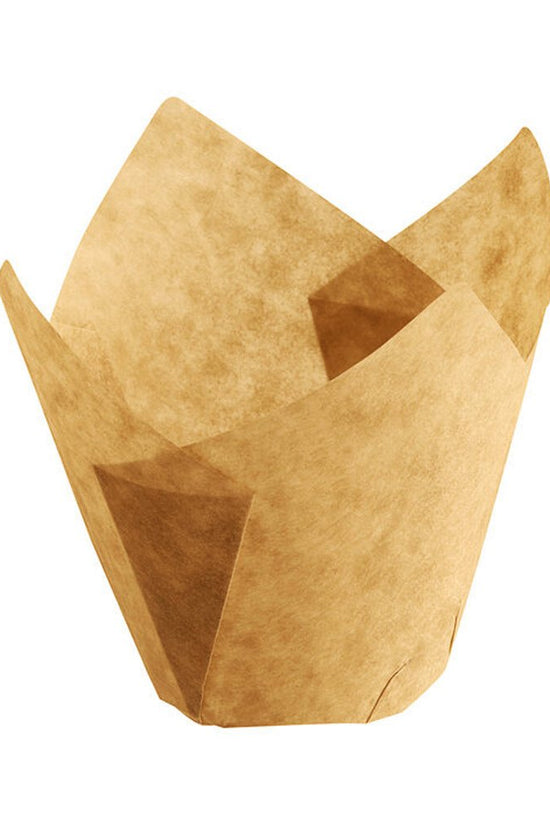Small Tulip Muffin Wrap: Natural - Pack 200 - TEM IMPORTS™