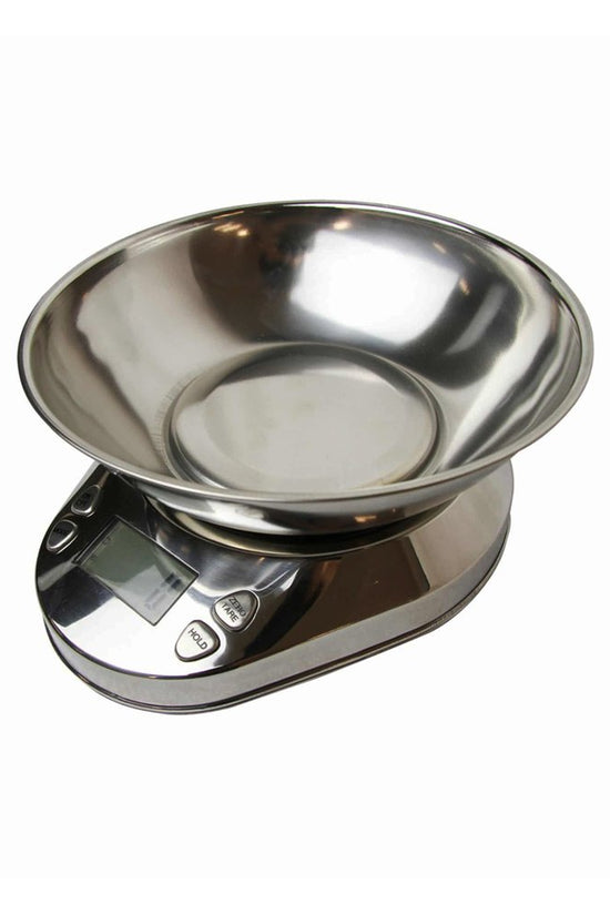 Stainless Steel Electronic Scale With Bowl - 5Kg - TEM IMPORTS™