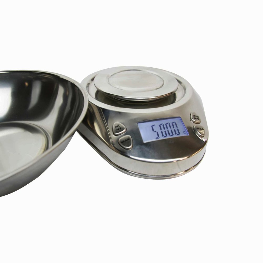 Stainless Steel Electronic Scale With Bowl - 5Kg - TEM IMPORTS™