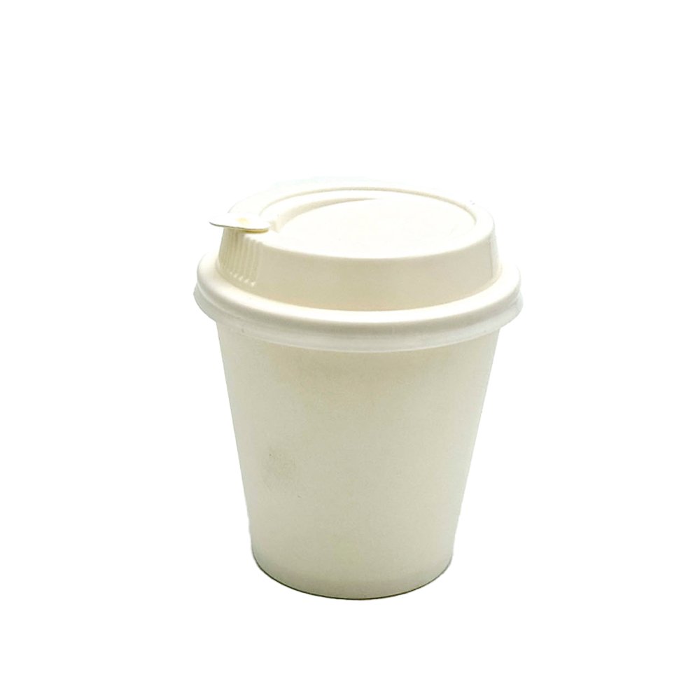 Sugarcane Coffee Cup Lid Stopper - 1000pc/Bag - TEM IMPORTS™