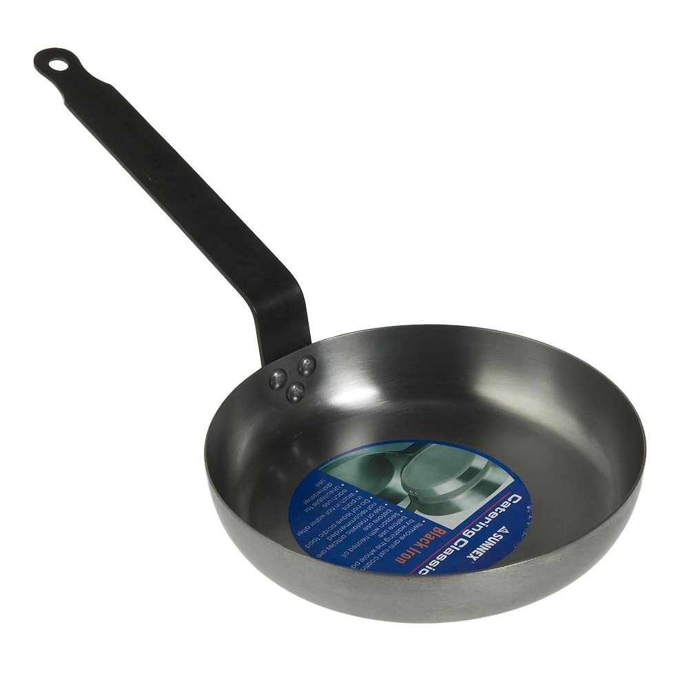 Sunnex Heavy Duty Black Iron Omelette Pan - 25cm - TEM IMPORTS™