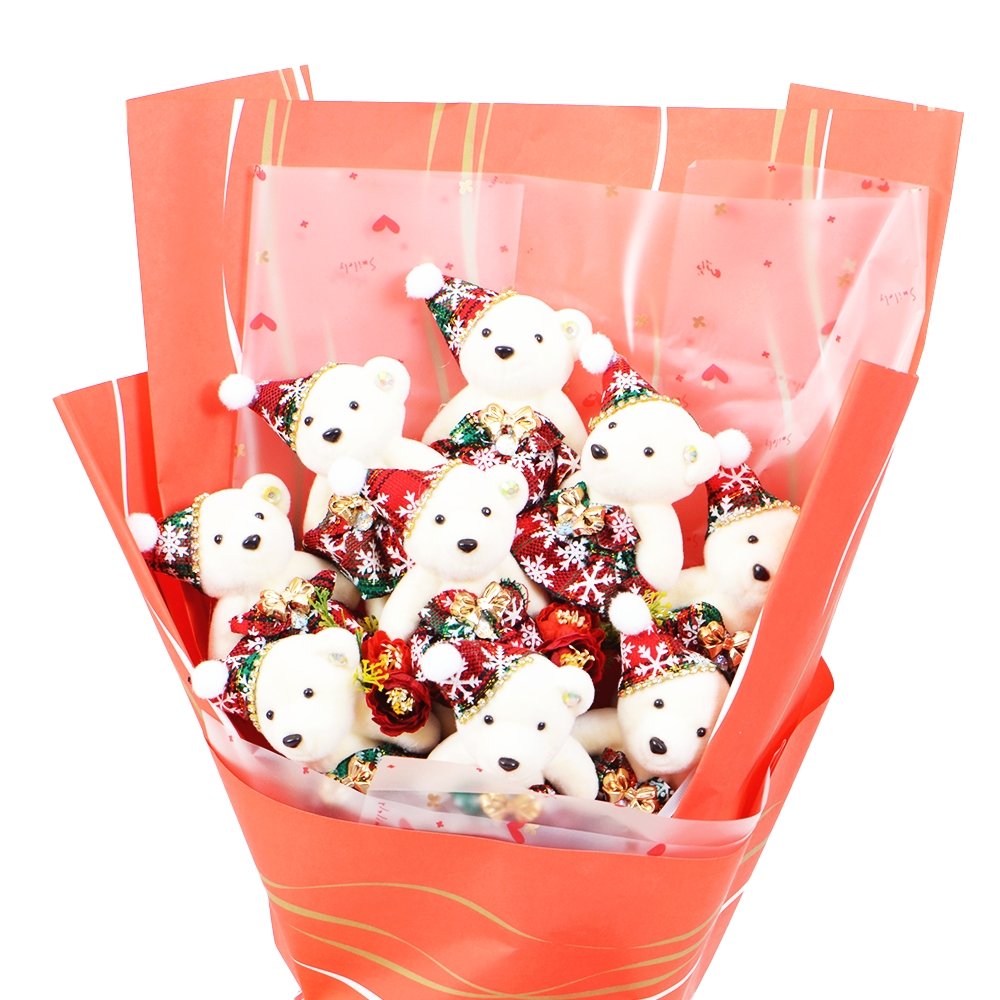 Teddy Bear Bouquet - Warm Winter Christmas - TEM IMPORTS™