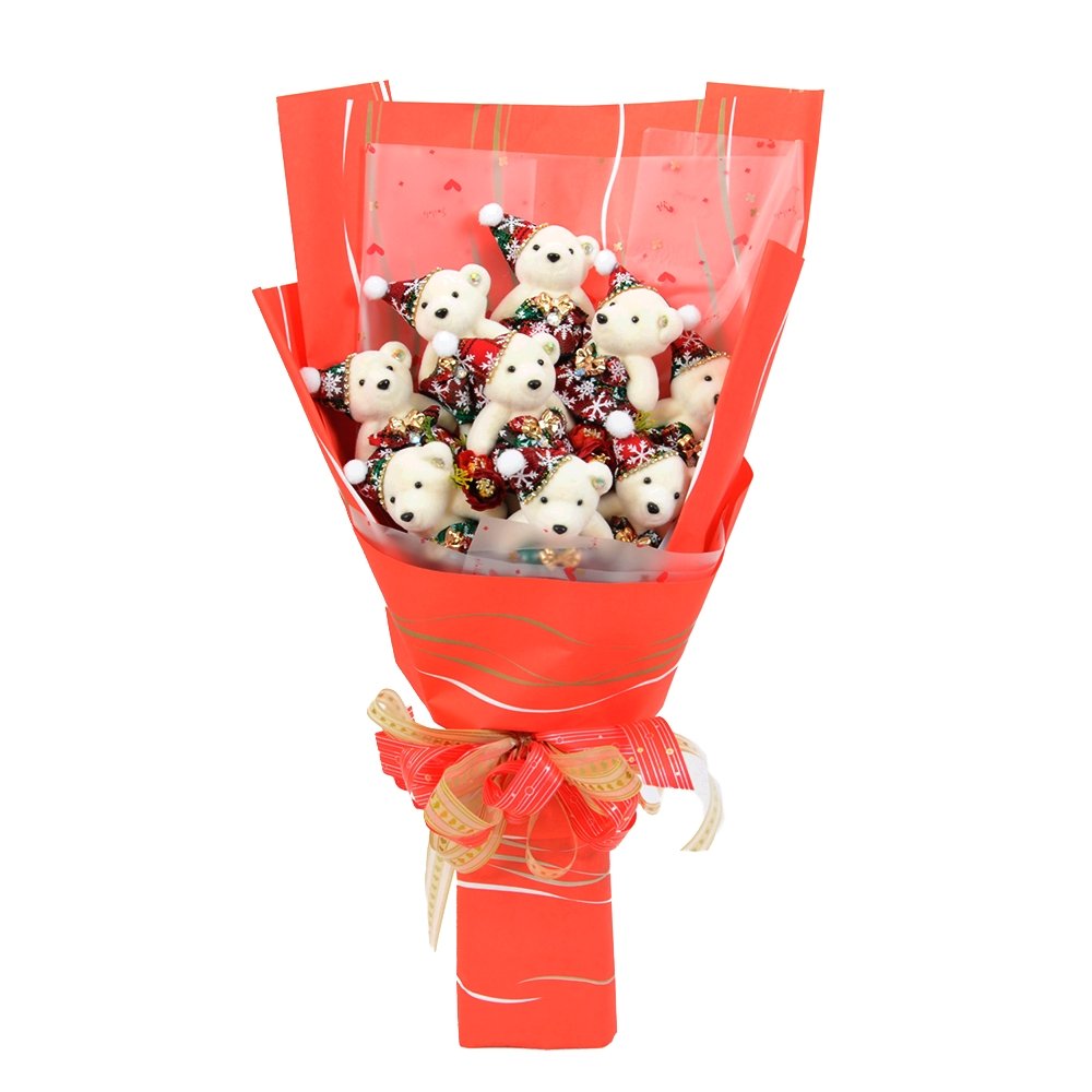 Teddy Bear Bouquet - Warm Winter Christmas - TEM IMPORTS™