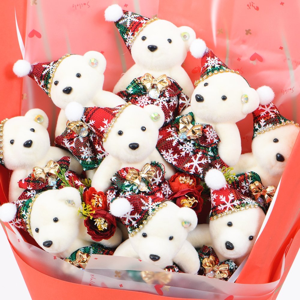 Teddy Bear Bouquet - Warm Winter Christmas - TEM IMPORTS™