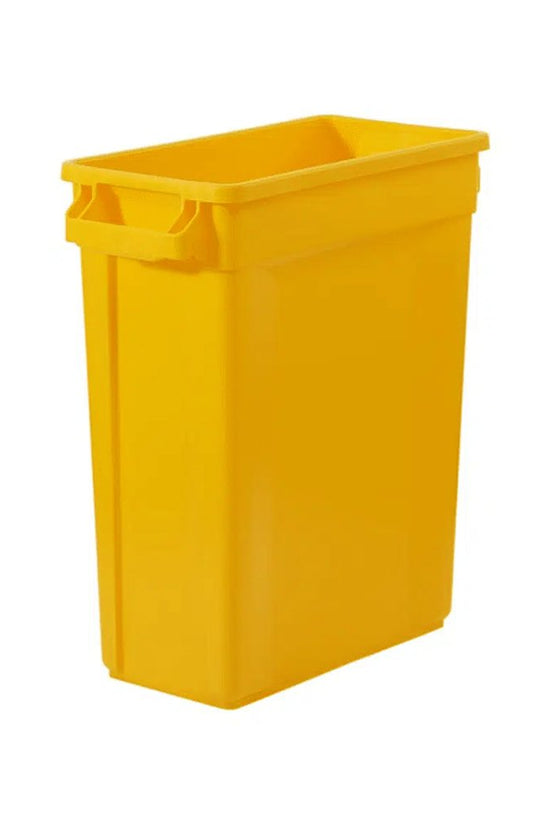 Trust® Commercial Slim Bin - 60lt Yellow - TEM IMPORTS™