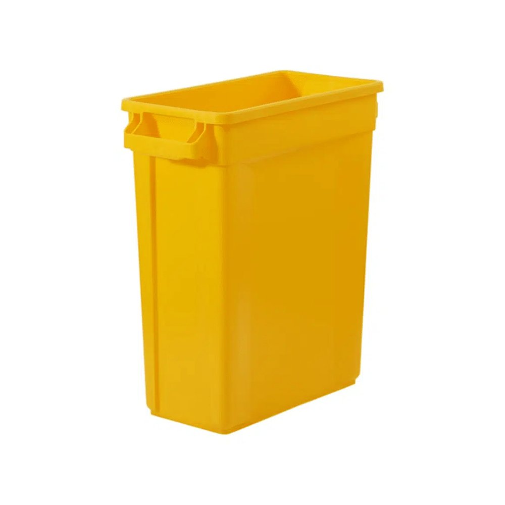 Trust® Commercial Slim Bin - 60lt Yellow - TEM IMPORTS™