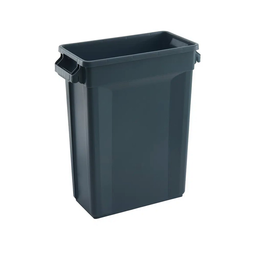 Trust® Commercial Slim Bin - 87lt Grey - TEM IMPORTS™