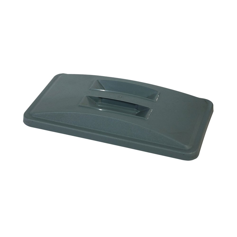 Trust® Commercial Slim Bin Lid Solid Handle Top Grey - TEM IMPORTS™