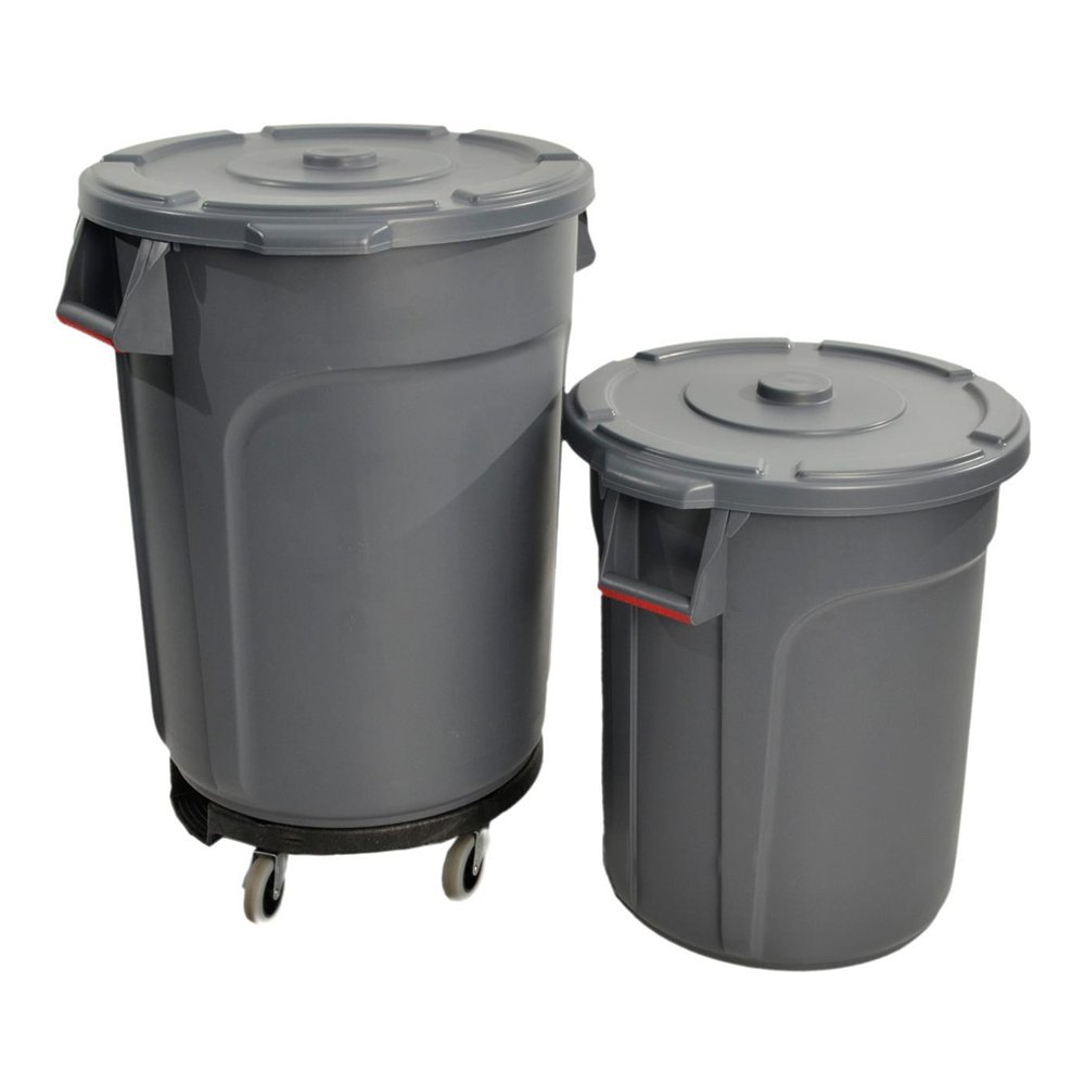 TRUST® Commercial Thor Round Bin Dolly - Single - TEM IMPORTS™