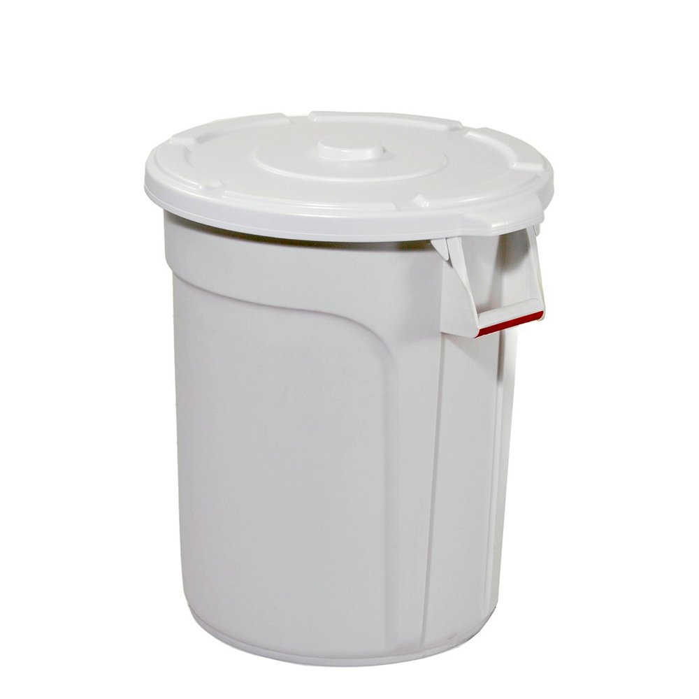 Trust® Round Lid Suit 38lt - White - TEM IMPORTS™