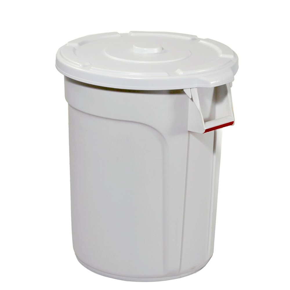 Trust® Round Lid Suit 75lt - White - TEM IMPORTS™