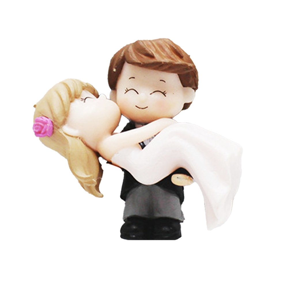 Western Wedding Couple Cake Topper Set - TEM IMPORTS™