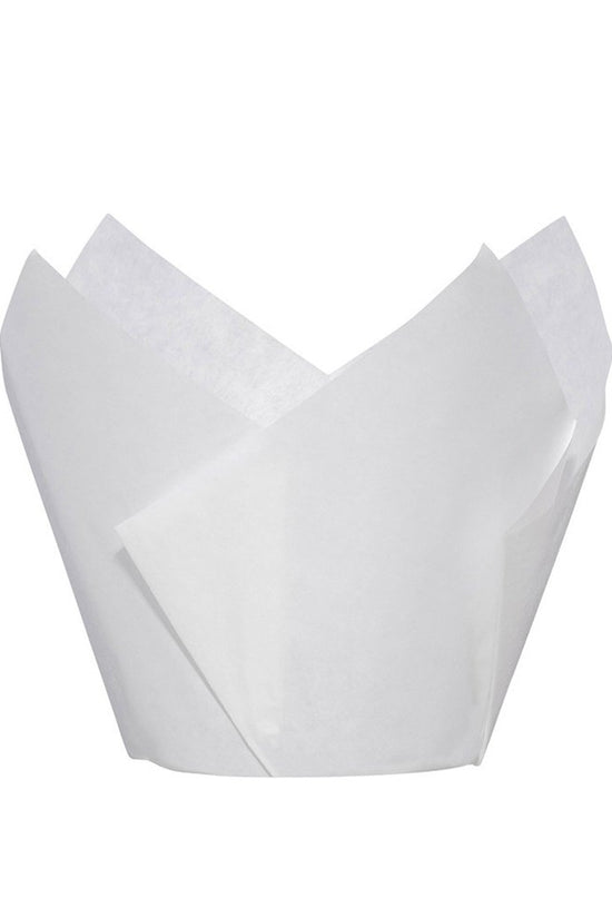 Large Tulip Muffin Wrap white