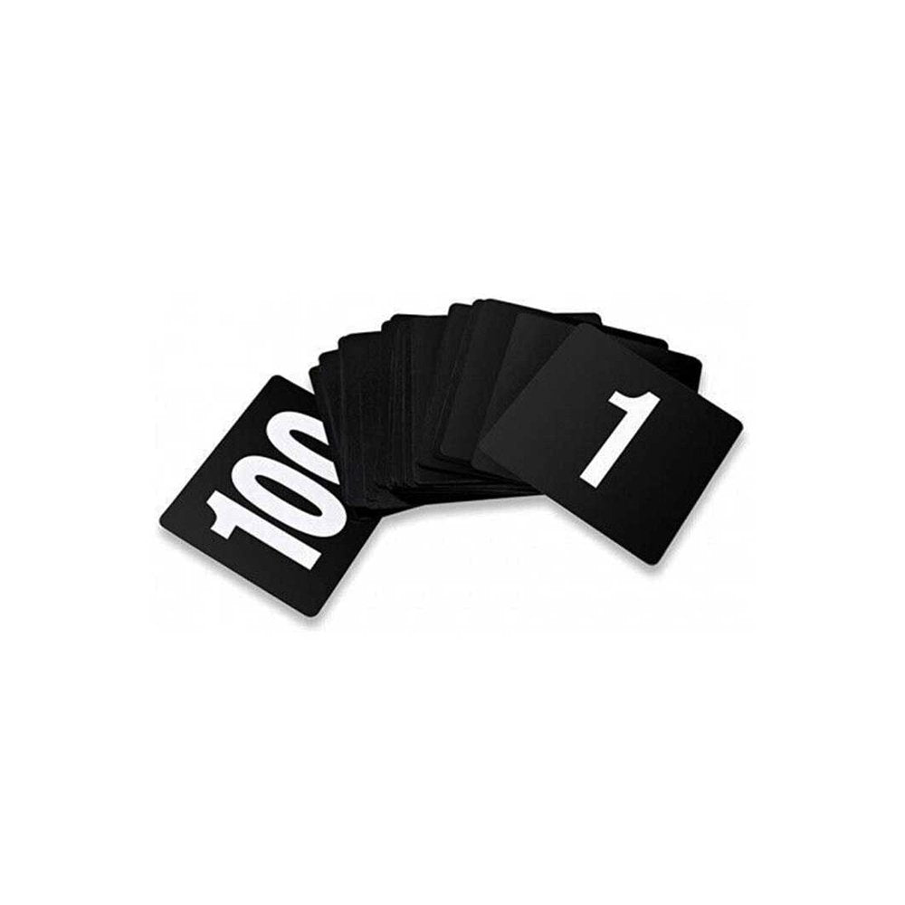 White On Black Table Numbers Plastic Set #1-100 - TEM IMPORTS™