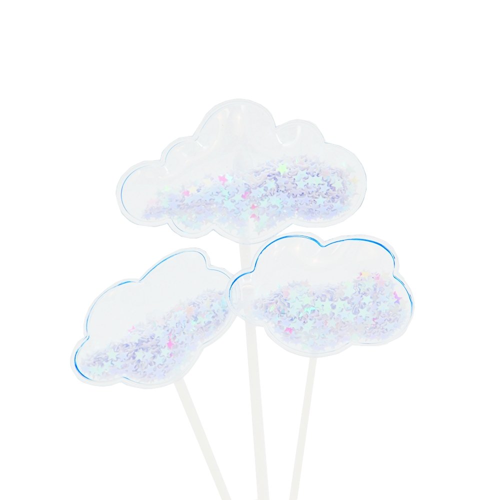 White Pillow Cloud Cake Topper Set - TEM IMPORTS™