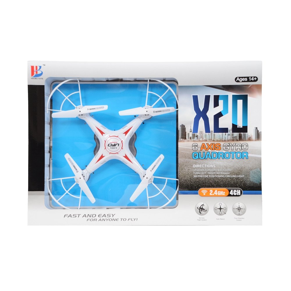 X20 6 Axis Gyro Quadcopter - TEM IMPORTS™