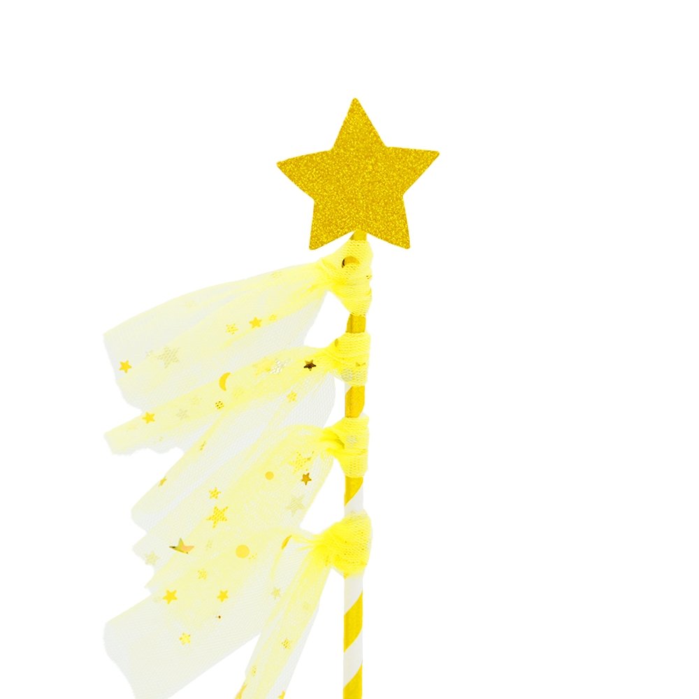 Yellow Wishing Star Cake Topper - TEM IMPORTS™