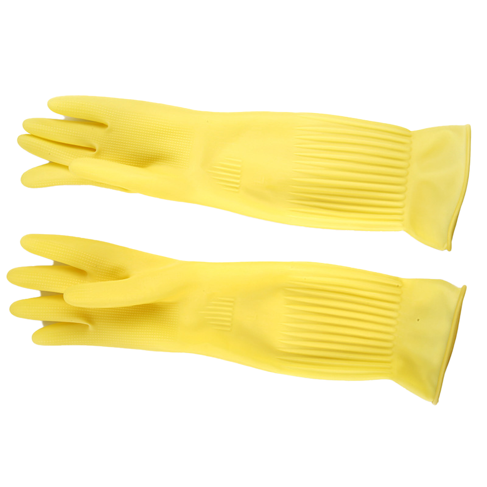 Large Rubber Gloves Kitchen Dishwashing Gloves - Main Image